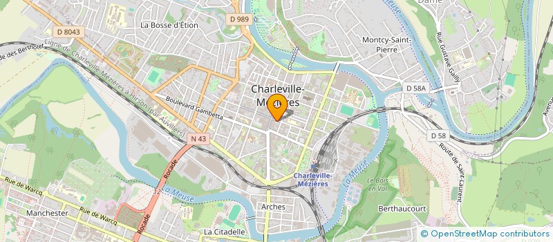 localisation de l'entreprise MADAME GISELE ONTSOLO à CHARLEVILLE-MEZIERES