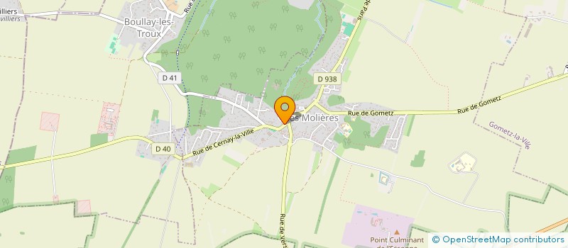 localisation de l'entreprise MADAME GISELE PACHECO  BOULLAY-LES-TROUX