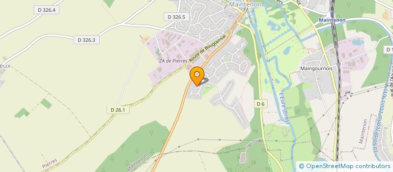 localisation de l'entreprise MADAME GISELE PAILLETTE à MAINTENON