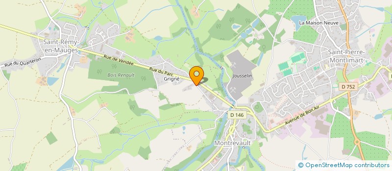localisation de l'entreprise MADAME GISELE PASQUIER à MONTREVAULT-SUR-EVRE
