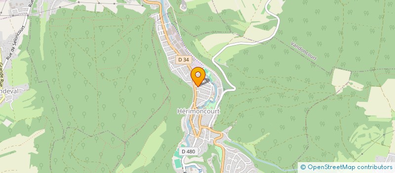 localisation de l'entreprise MADAME GISELE PASQUIER  HERIMONCOURT