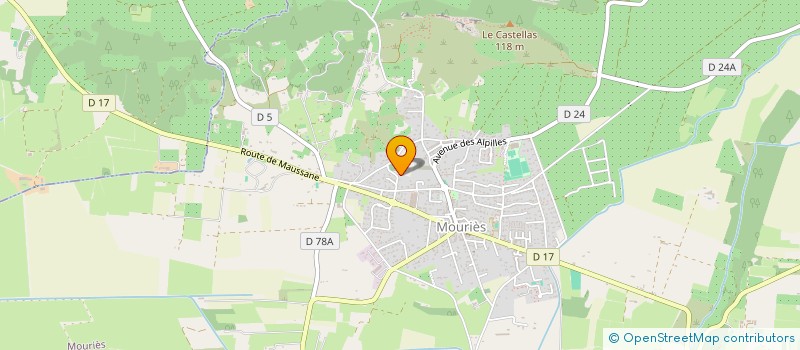 localisation de l'entreprise MADAME GISELE PASTORE  MOURIES