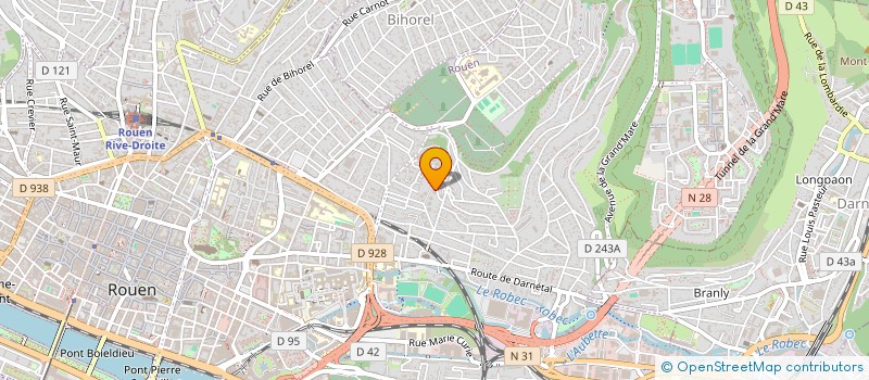 localisation de l'entreprise MADAME GISELE PATIENCE METOUCK  ROUEN