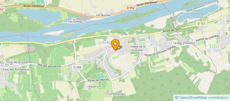 localisation de l'entreprise MADAME GISELE PATRIER à LUSSAULT-SUR-LOIRE