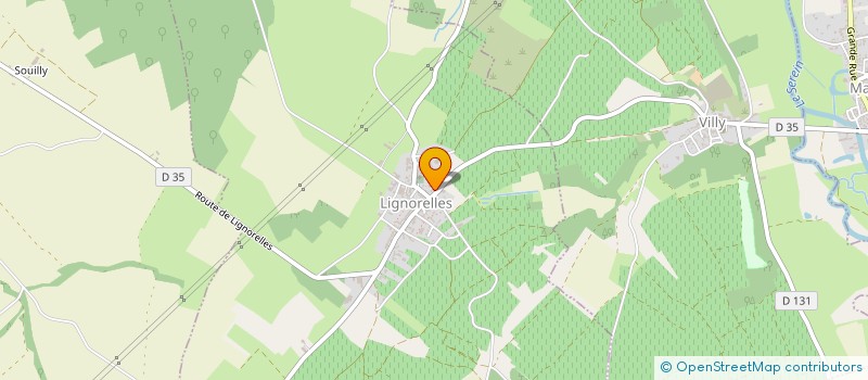 localisation de l'entreprise MADAME GISELE PAUTRE  LIGNORELLES