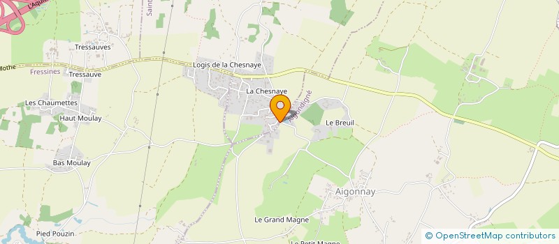 localisation de l'entreprise MADAME GISELE PELLETIER  FRESSINES