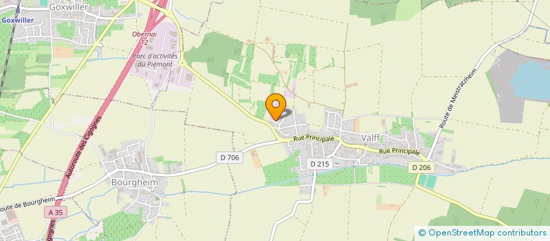 localisation de l'entreprise MADAME GISELE PERRIN  VALFF