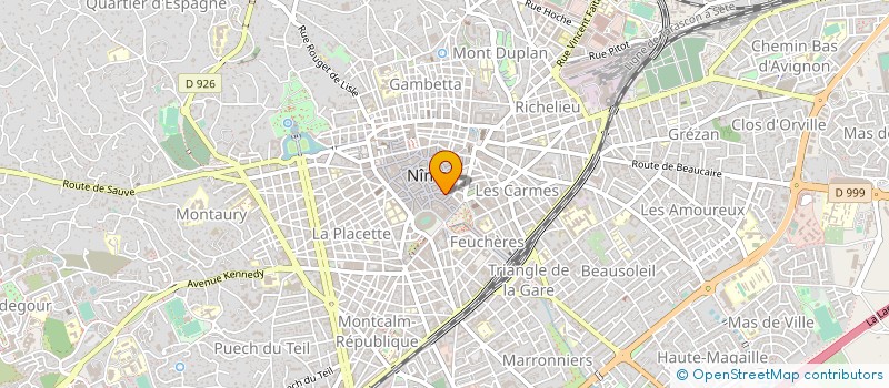 localisation de l'entreprise MADAME GISELE PEYRON  NIMES