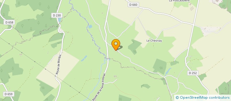 localisation de l'entreprise MADAME GISELE PINARD à LA FERTE-EN-OUCHE