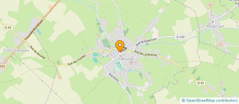 localisation de l'entreprise MADAME GISELE PLACE  BOUSIES