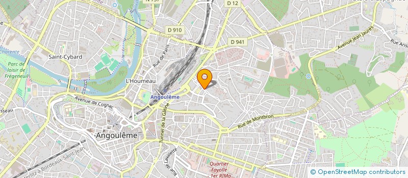 localisation de l'entreprise MADAME GISELE POTIRON à ANGOULEME