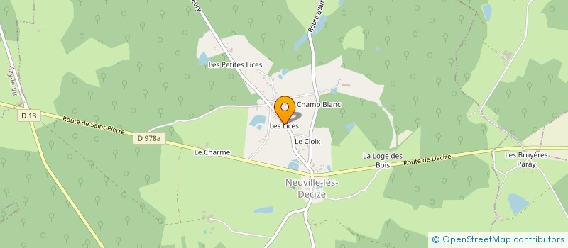 localisation de l'entreprise MADAME GISELE RIEUX à NEUVILLE LES DECIZE