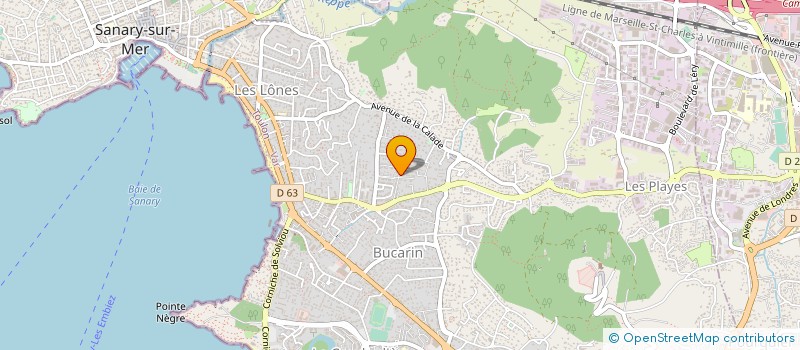 localisation de l'entreprise MADAME GISELE ROBERT à SIX-FOURS-LES-PLAGES