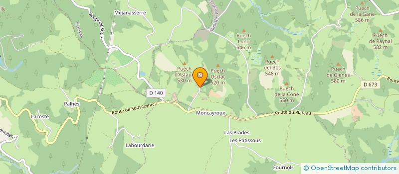 localisation de l'entreprise MADAME GISELE ROUGIE  SOUSCEYRAC-EN-QUERCY