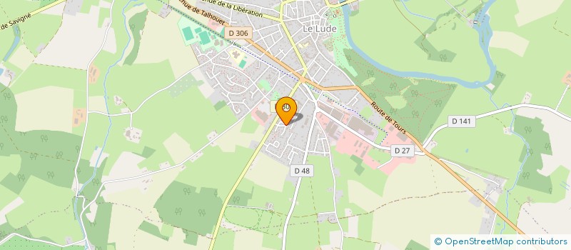 localisation de l'entreprise MADAME GISELE RUEL  LE LUDE