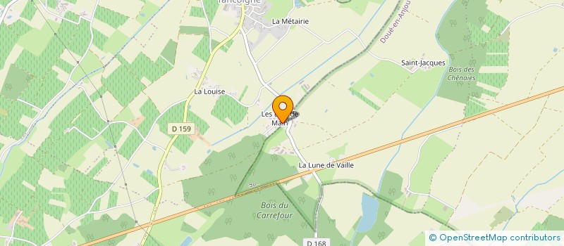 localisation de l'entreprise MADAME GISELE RULLIER à LYS-HAUT-LAYON