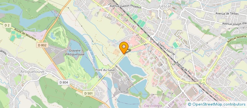 localisation de l'entreprise MADAME GISELE SANTOS LARIA  LESCAR