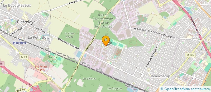 localisation de l'entreprise MADAME GISELE SAVOLDELLI  BEAUCHAMP