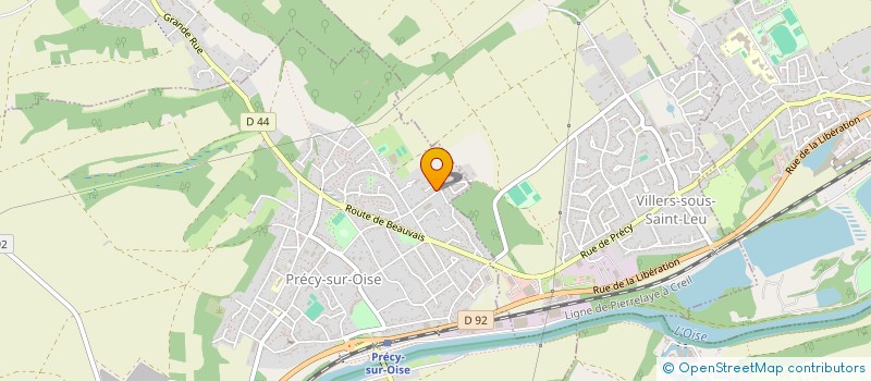 localisation de l'entreprise MADAME GISELE SEBBANE  PRECY-SUR-OISE