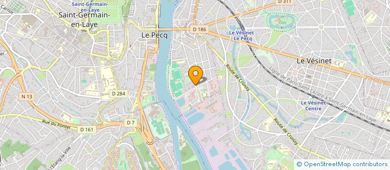 localisation de l'entreprise MADAME GISELE SIMON à LE PECQ