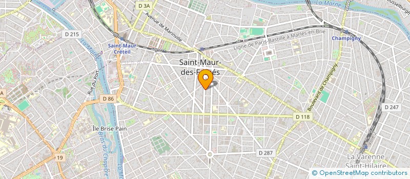 localisation de l'entreprise MADAME GISELE SIMONET à SAINT-MAUR-DES-FOSSES