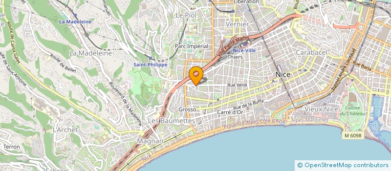 localisation de l'entreprise MADAME GISELE SINE à NICE