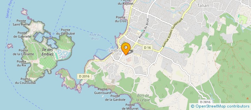localisation de l'entreprise MADAME GISELE SOULEYREAU à SIX FOURS LES PLAGES