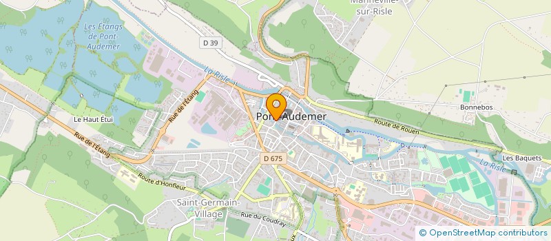 localisation de l'entreprise MADAME GISELE SYLVESTRE à PONT-AUDEMER