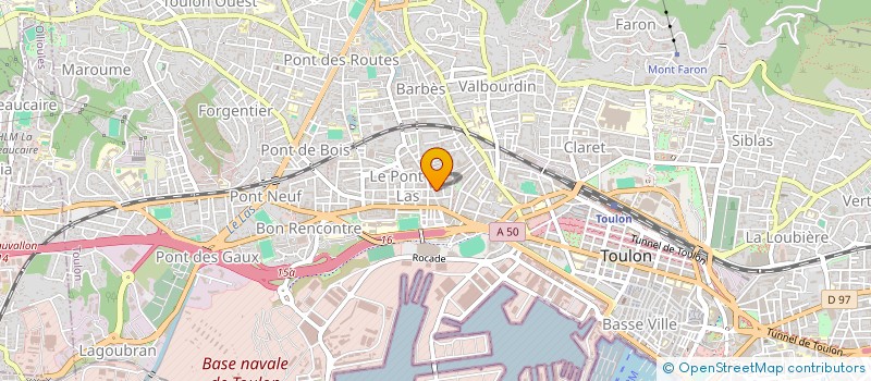 localisation de l'entreprise MADAME GISELE SZCZESNY à TOULON