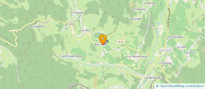 localisation de l'entreprise MADAME GISELE TERRIER  BUSSIERES