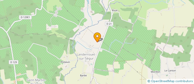 localisation de l'entreprise MADAME GISELE TEYSSOU  LANDERROUET-SUR-SEGUR