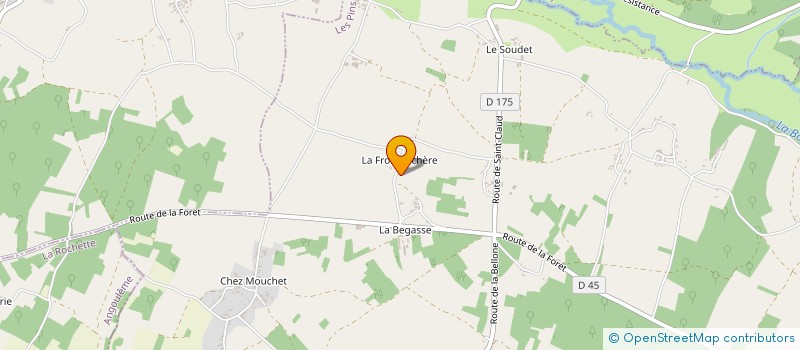 localisation de l'entreprise MADAME GISELE THILLY à LES PINS