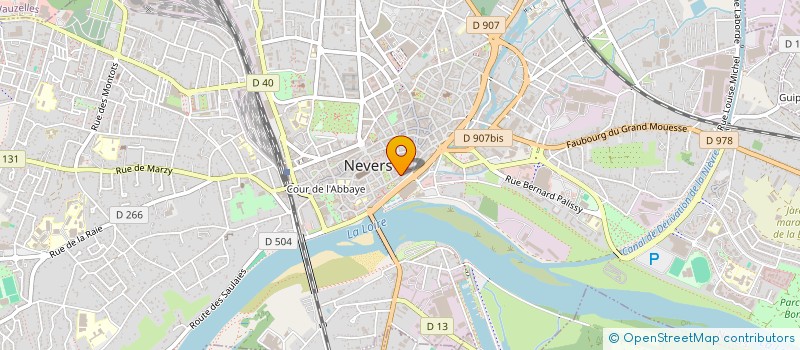 localisation de l'entreprise MADAME GISELE TOUPENAS  NEVERS