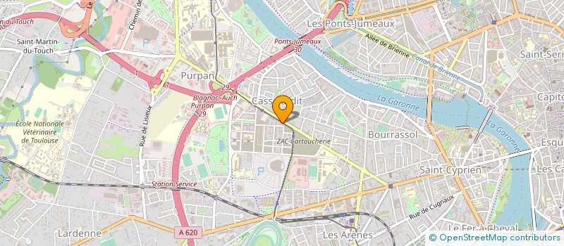 localisation de l'entreprise MADAME GISELE TOZZATO à TOULOUSE