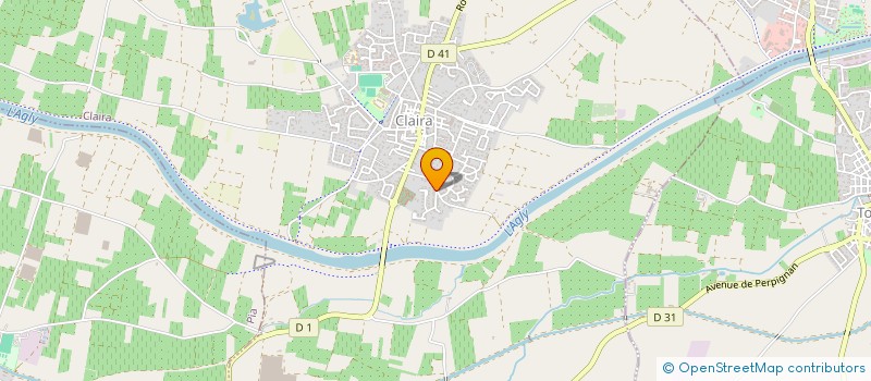 localisation de l'entreprise MADAME GISELE TRZEPIZUR à CLAIRA