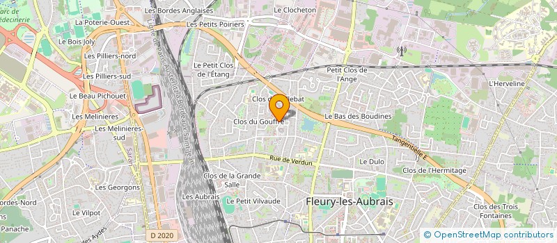 localisation de l'entreprise MADAME GISELE TUMBA à FLEURY-LES-AUBRAIS
