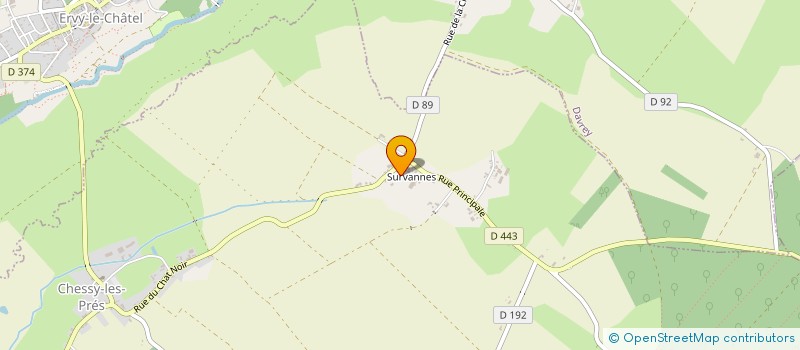 localisation de l'entreprise MADAME GISELE VALLET à CHESSY-LES-PRES