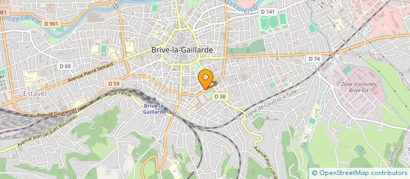 localisation de l'entreprise MADAME GISELE VANDENBERGHE  BRIVE-LA-GAILLARDE