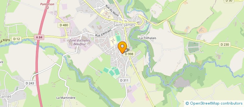 localisation de l'entreprise MADAME GISELE VERDIER  SAINT-JAMES