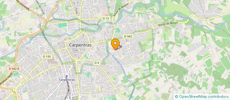 localisation de l'entreprise MADAME GISELE VERLHAC à CARPENTRAS