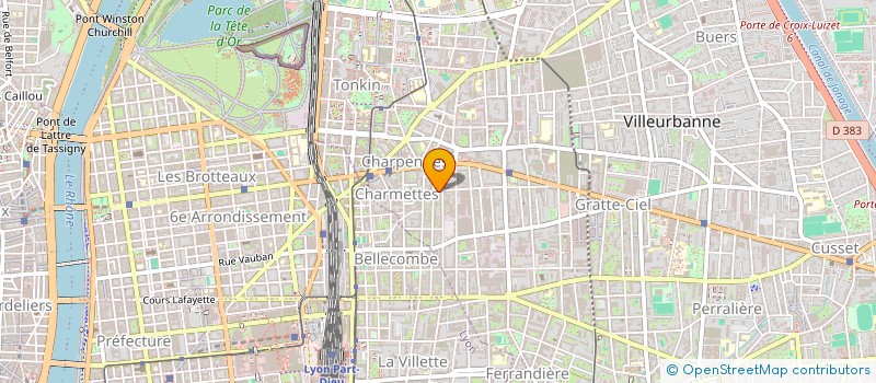 localisation de l'entreprise MADAME GISELE VICAT à VILLEURBANNE