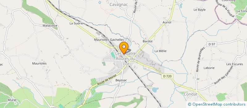 localisation de l'entreprise MADAME GISELE VIGNE à LE VIGNON-EN-QUERCY