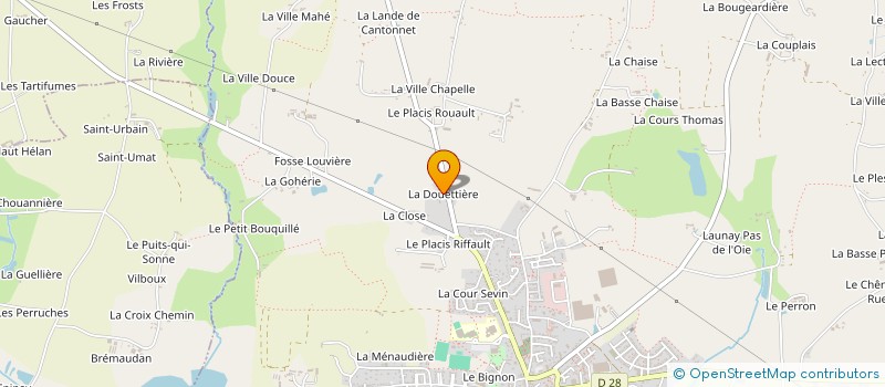 localisation de l'entreprise MADAME GISELE VILBOUX  ROMILLE