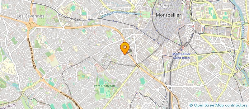 localisation de l'entreprise MADAME GISELE VIVIER à MONTPELLIER