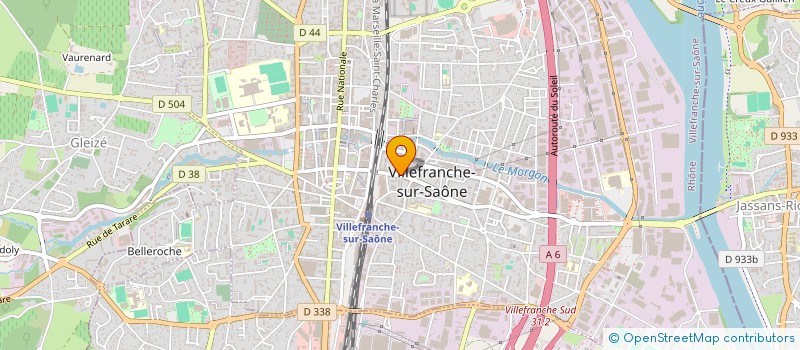 localisation de l'entreprise MADAME GISELE VOUILLON à VILLEFRANCHE-SUR-SAONE