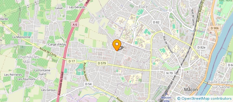 localisation de l'entreprise MADAME GISELLE DAUJAT à CHARNAY-LES-MACON