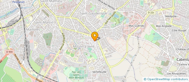 localisation de l'entreprise MADAME GISELLE FOURNET  PERPIGNAN