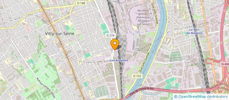 localisation de l'entreprise MADAME GISELLE ORTEGA GUILLOT à VITRY-SUR-SEINE