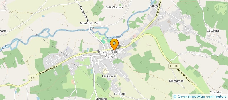 localisation de l'entreprise MADAME GISELLE PASHLEY à TOCANE-SAINT-APRE