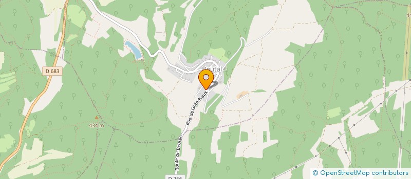 localisation de l'entreprise MADAME GISELLE PERCEROT  BEUTAL